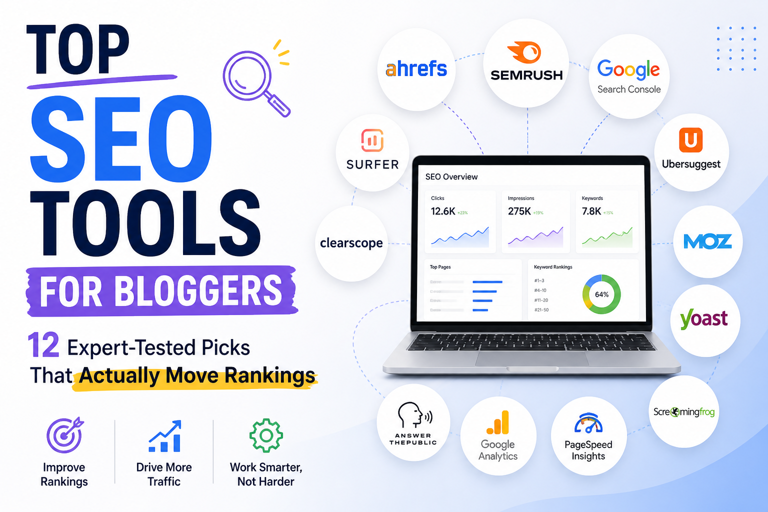 Top SEO Tools for Bloggers: 12 Expert-Tested Picks That Actually Move Rankings