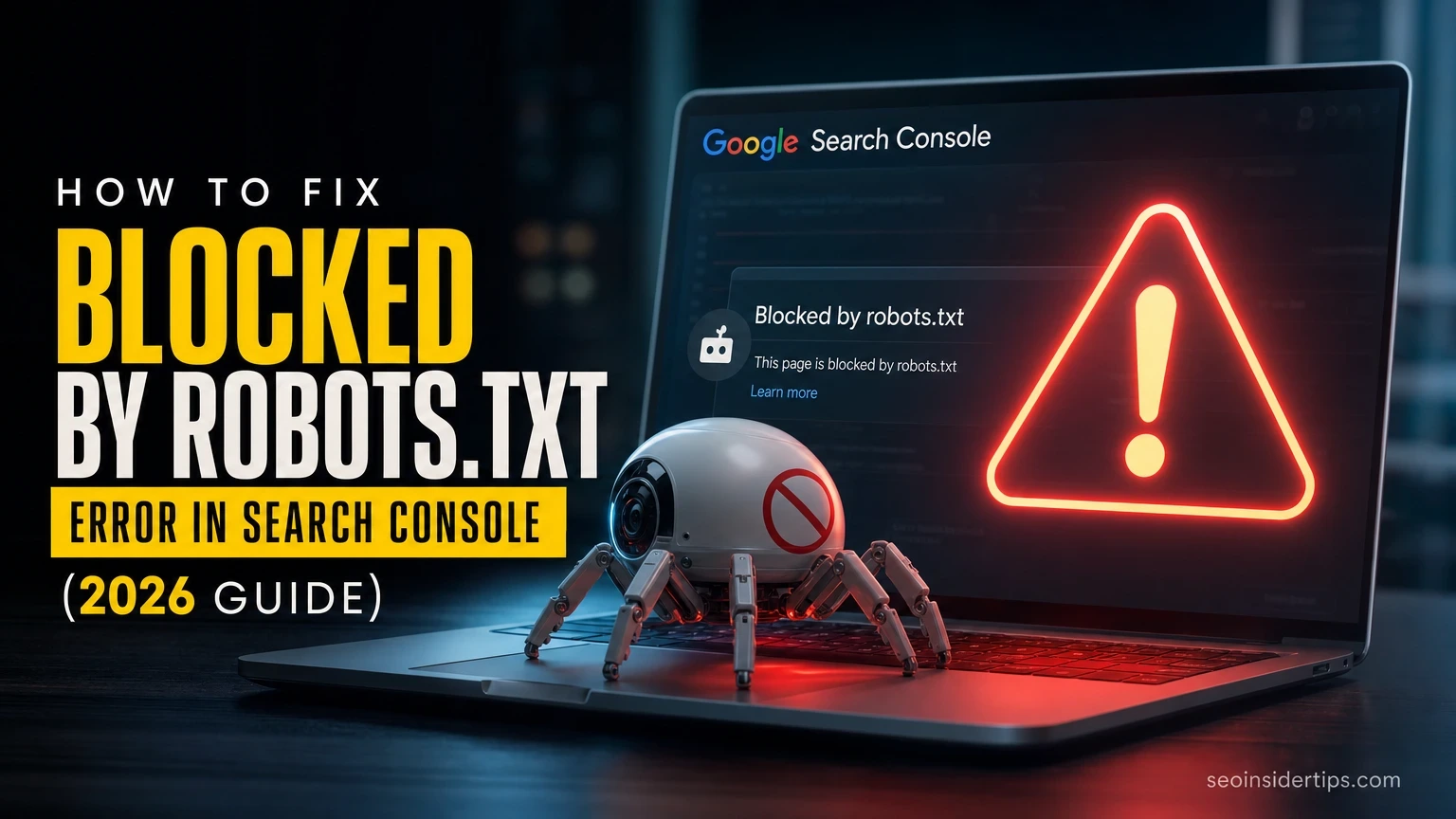 How to Fix Blocked by Robots TXT Error in Search Console (2026 Guide)