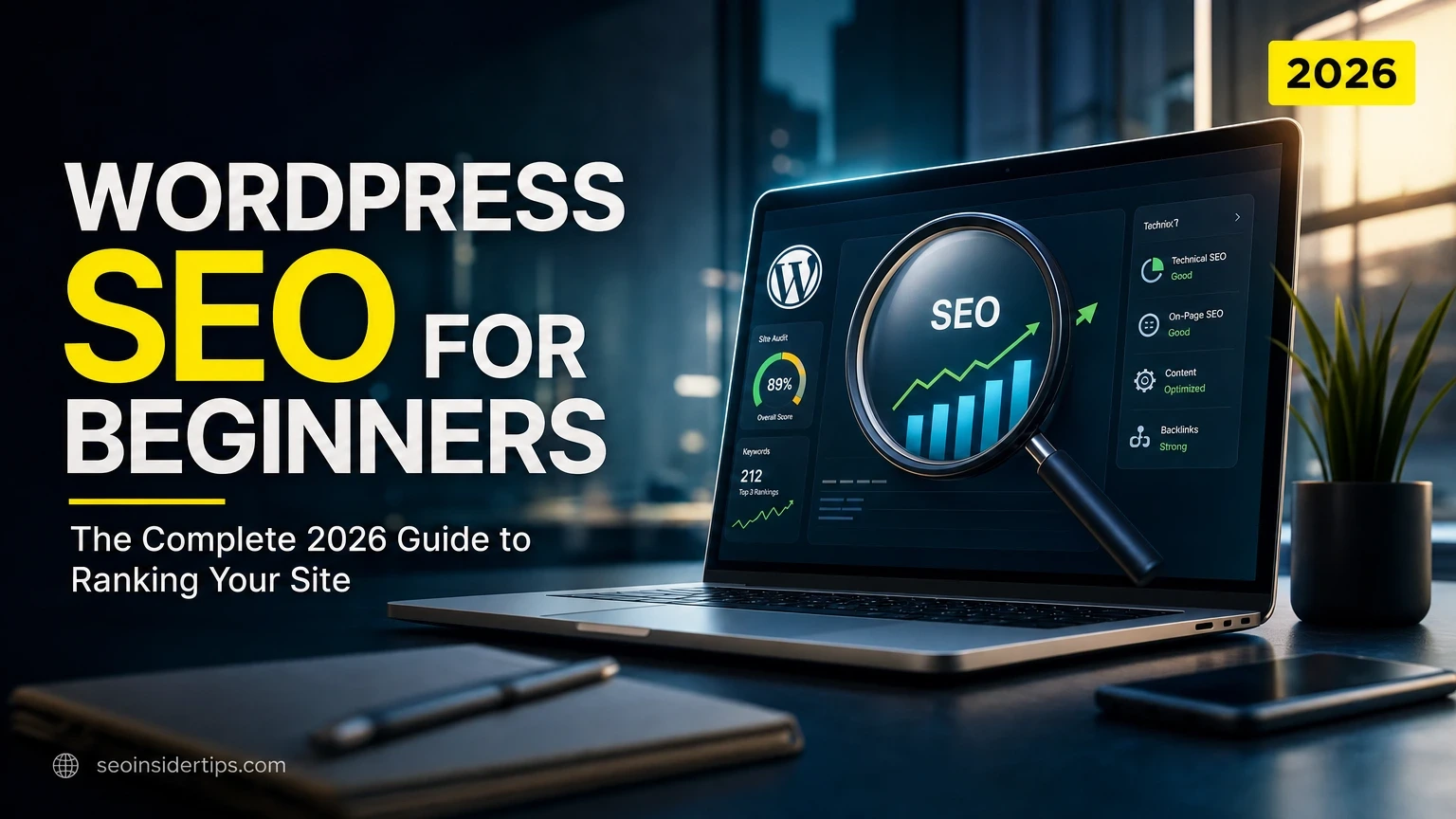 WordPress SEO for Beginners: The Complete 2026 Guide to Ranking Your Site