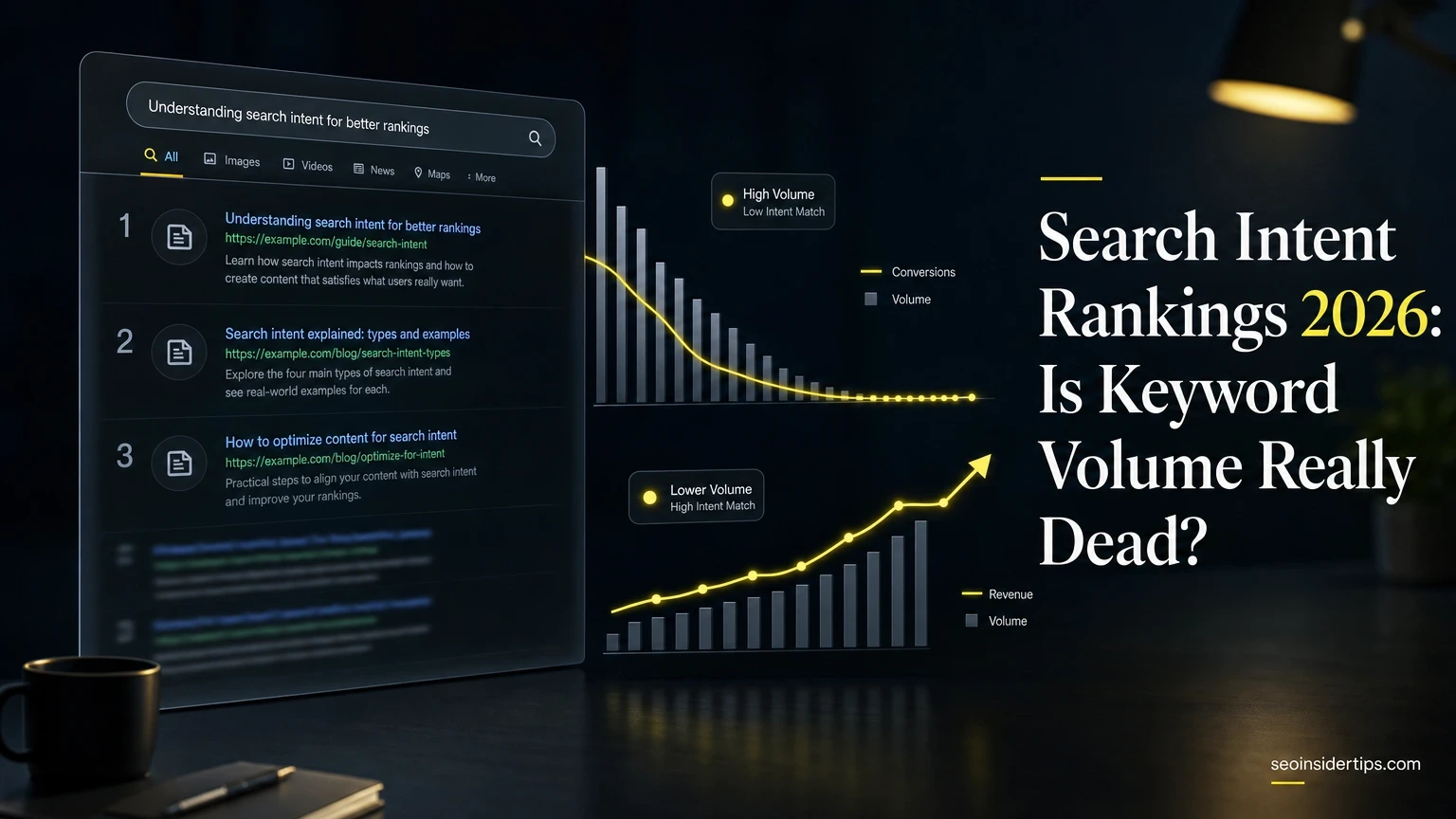 Search Intent Rankings 2026: Is Keyword Volume Really Dead?